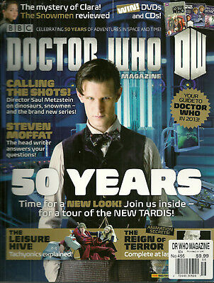 RARE Back Issue - DOCTOR WHO MAGAZINE #456 - Matt Smith - Christmas Issue