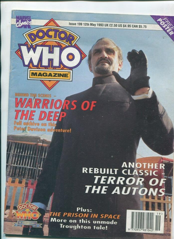 Doctor Who Magazine #199 / May 1993 / Marvel UK / Ingrid Pitt / Lost Episodes
