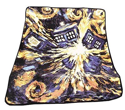 Doctor Who Throw Blanket - Exploding TARDIS Pandorica Fleece - 50