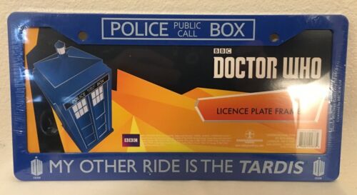 Doctor Who License Plate Frame My Other Ride Is The TARDIS Police Box