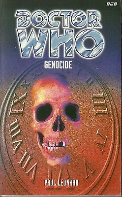 OOP Paperback Book - DOCTOR WHO  - GENOCIDE - Paul Leonard - 1997 - BBC