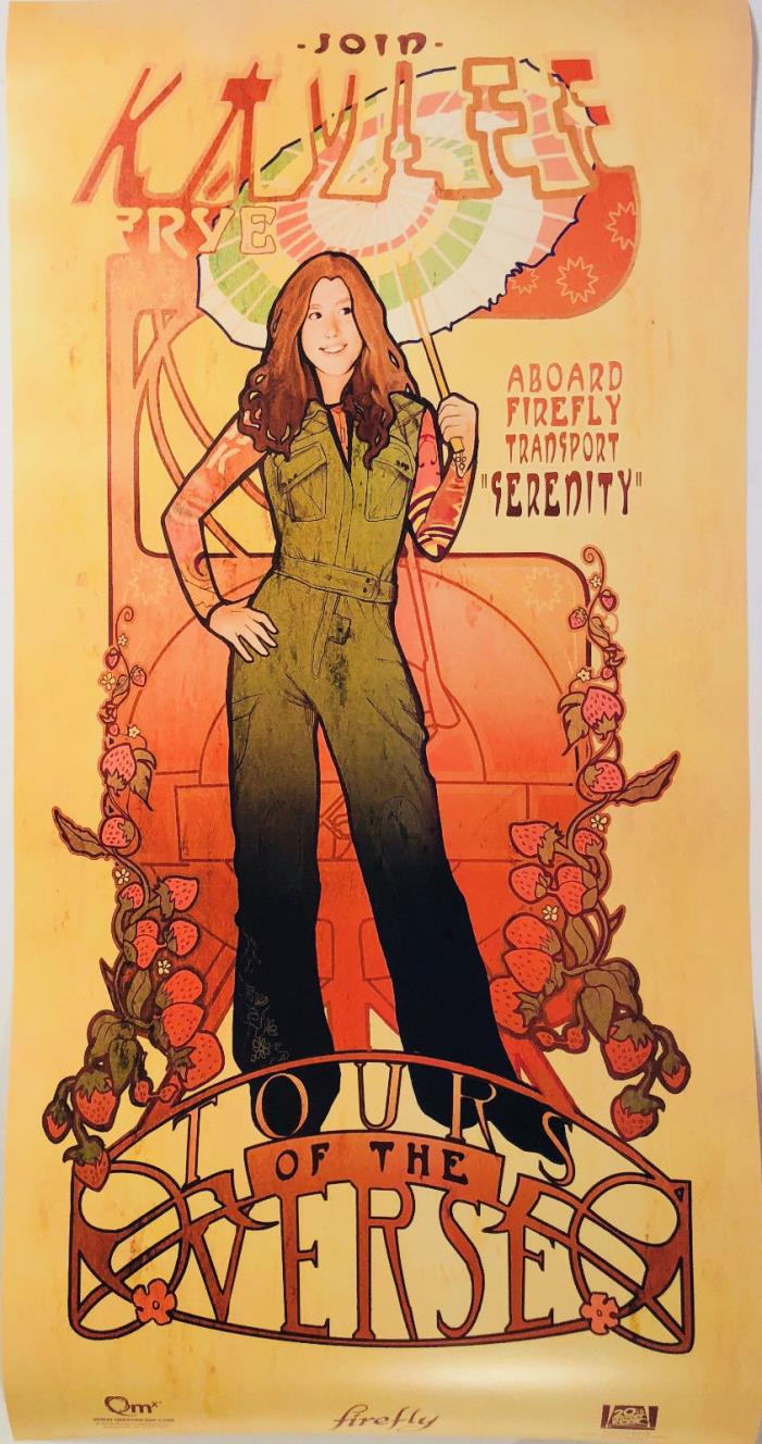 Firefly (Art Nouveau) KAYLEE FRYE Poster Firefly Loot Cargo Crate March 2018