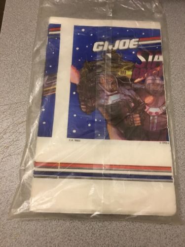 G.I. Joe Star Brigade 1993 Vintage Paper Tablecover RARE MIP