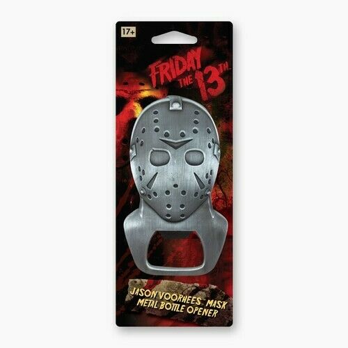 Friday the 13th Jason Voorhees Mask Metal Bottle Opener *NEW*