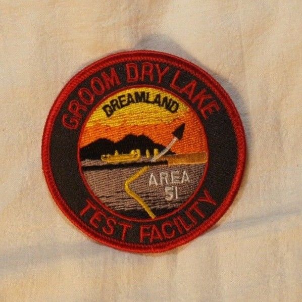 Area 51 Groom Dry Lake Dreamland Test Facility patch - US Seller