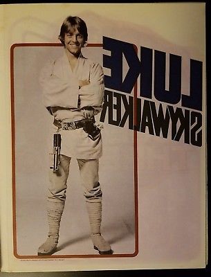 Vintage 1977 Star Wars Luke Skywalker Iron-On T-Shirt Transfer Unused!