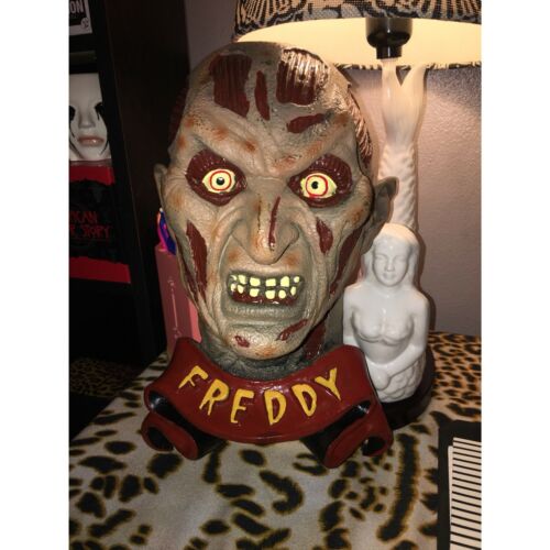 Vintage 1996 Freddy Krueger Head Bust Nightmare On Elm Street Halloween Horror