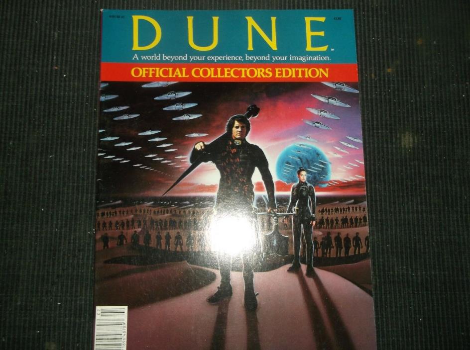 Vintage MOVIE Magazine DUNE Official Collectors Edition/Paradise Press 1984 Dino