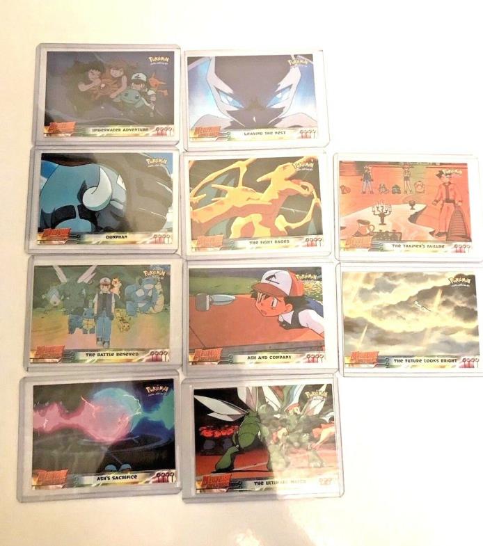 Pokémon Topps Cards Mewtwo Strikes Back Ten (10) Card Lot