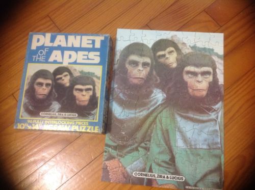VINTAGE Planet of the Apes Vintage Jigsaw Puzzle Cornelius Zira Lucius 1967