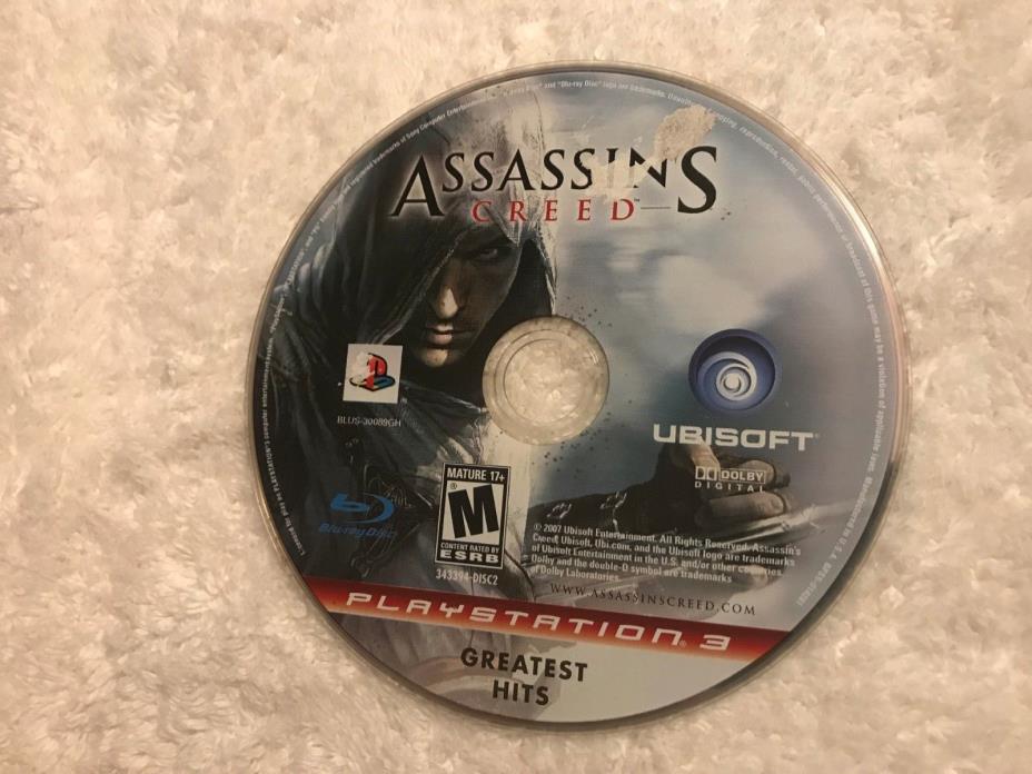 Playstation 3 Greatest Hits 2007 Assassin's Creed Original Ubisoft