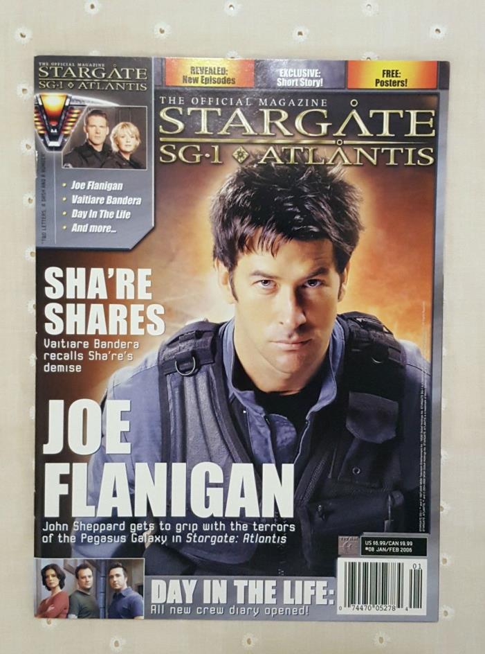 Stargate Official Magazine #8 - Stargate SG:1 Atlantis - Joe Flanigan