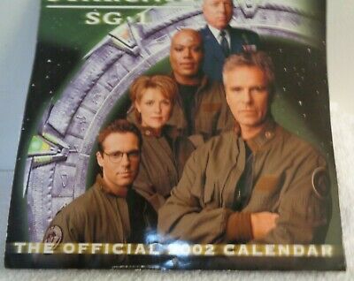 Stargate SG-1 2002 2004 Official Calendar Pre-owned