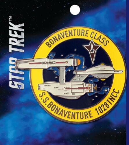 Star Trek Animated Series SS Bonaventure 10281NCC Starship Metal Enamel Pin NEW