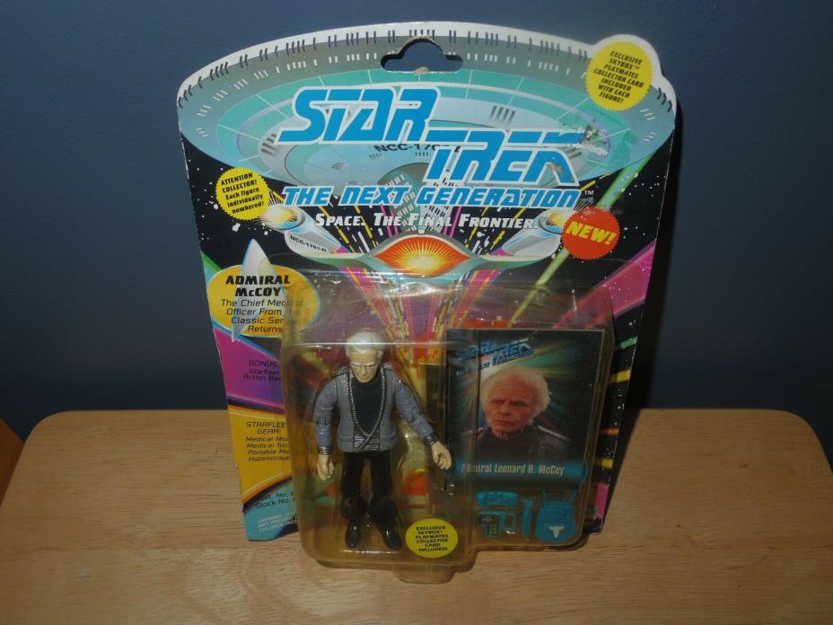1993 Playmates Star Trek Next Generation Admiral Leonard McCoy Collectible Toy