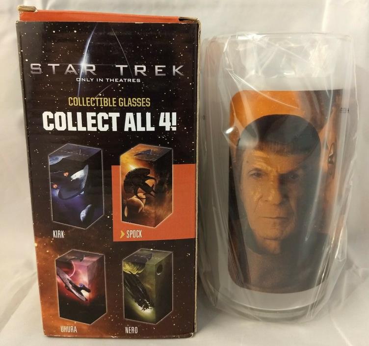 Spock Star Trek Collectible Drinking Glass