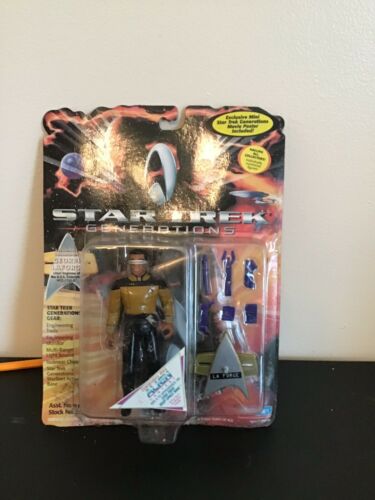 NEW 1994 Star Trek Generations Figurine Geordi Laforge