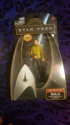 10 Star Trek Warp Factor Figures: Sulu, Nero, Scotty, Kirk, Pike, Spock See pics