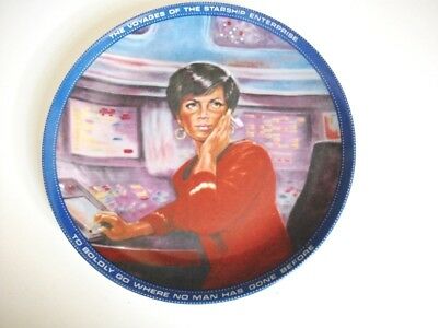 Star Trek Lt. Uhura Limited Edition Collector's Plate - 1984 - New In Box!!