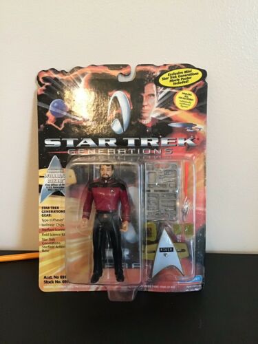 NEW 1994 Star Trek Generations Figurine William Riker