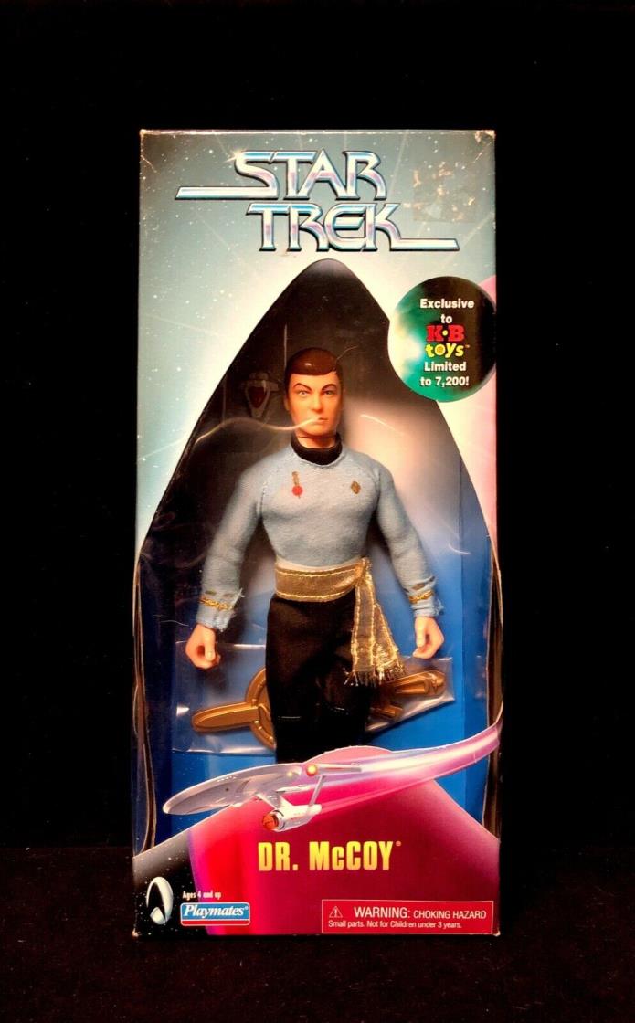 Vintage 1998 Star Trek Dr. McCoy Action Figure Exclusive To KB Toys Playmates