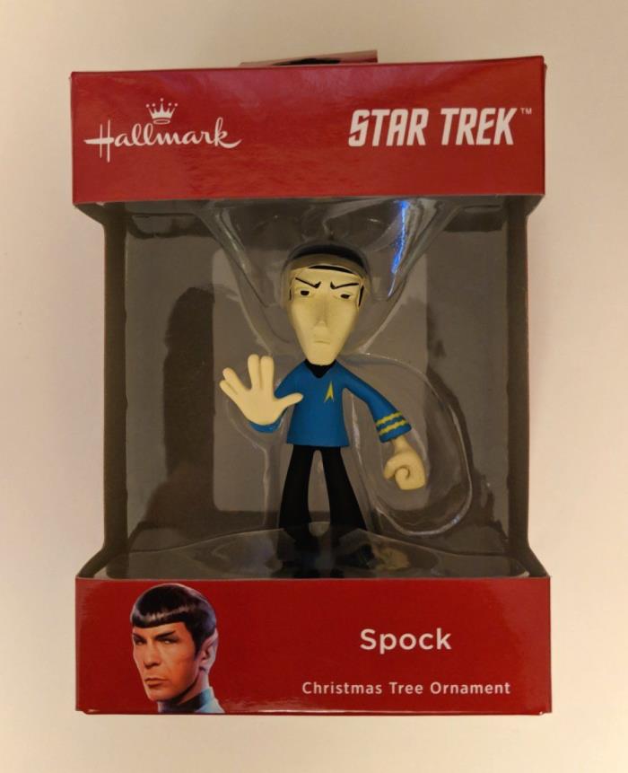 Brand New 2018 Hallmark Star Trek SPOCK Christmas Ornament in box