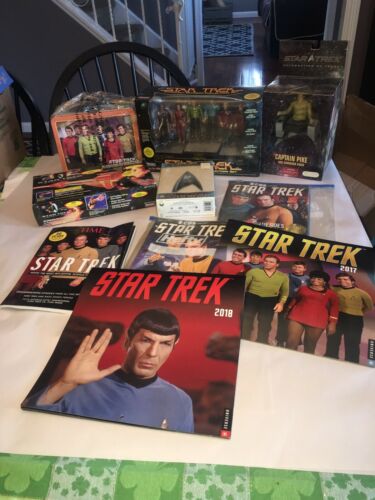 STAR TREK Starfleet Officers Set Klingon Disrupter Captain Pike IN BOXES LOT DVD