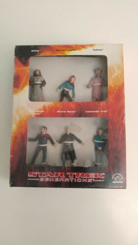 Star Trek Generations 1994 Collectible Figurines Set of 6 by Applause #46008