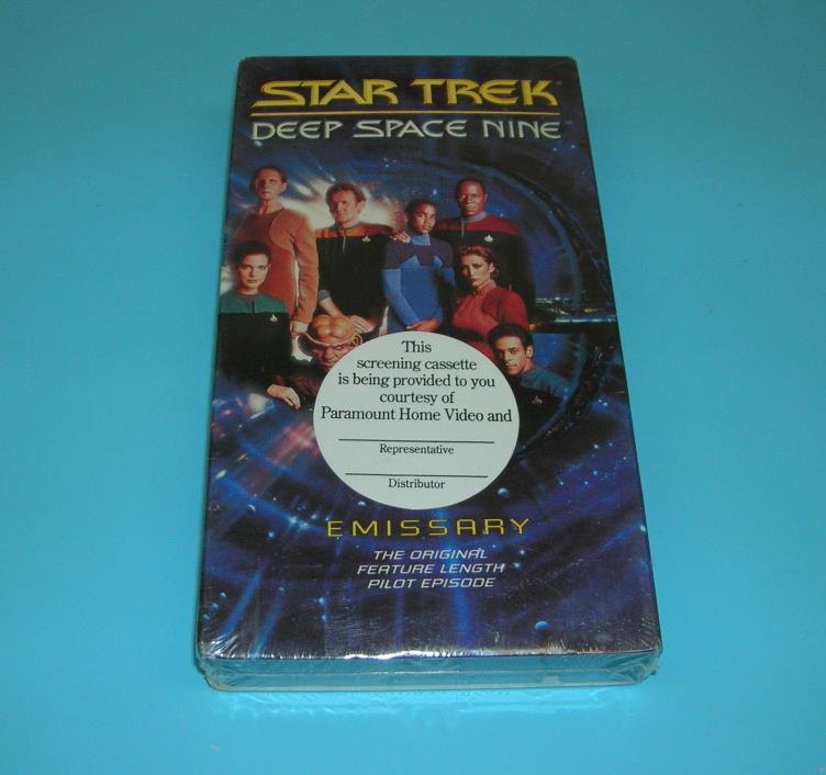 Star Trek Deep Space Nine Emissary Pilot Epsode 1-2  RARE Screening Cassette