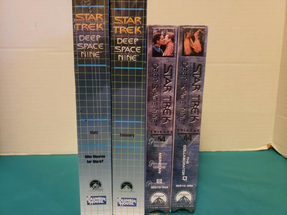Star Trek Deep Space Nine UNOPENED Lot of 4 VHS Tapes
