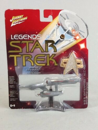 Johnny Lightning Legends Of Star Trek Diecast U.S.S. Enterprise NCC-1701 BD NEW