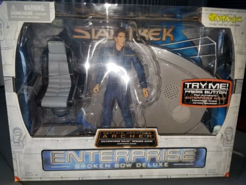 Star Trek Broken Bow Captain Jonathan Archer Bridge Captains Chair - NEW IN BOX!