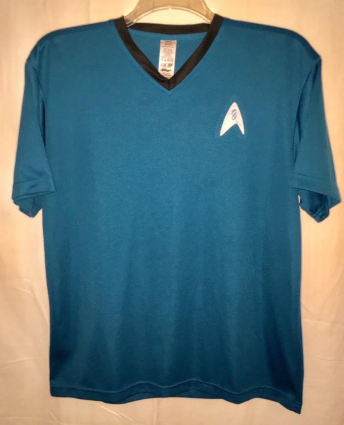 2009 *Star Trek* Kellogg’s Promotional Spock Bones Blue Costume Shirt Men's XL
