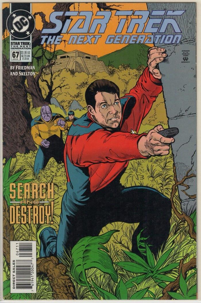 STAR TREK THE NEXT GENERATION 67 SEARCH DESTROY SCI FI COMIC BACK ISSUE TV 1989