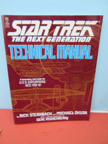 STAR TREK Next Generation TECHNICAL MANUAL - 183 Page Softcover Book