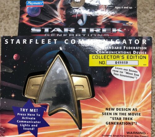 Star Trek Next Generation Starfleet Comunicator by Playmates New In Box