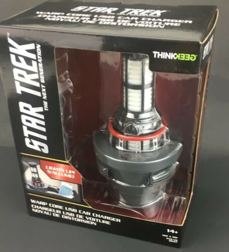 Star Trek The Next Generation Warp Core USB Car Charger Brand NEW Think Geek HTF