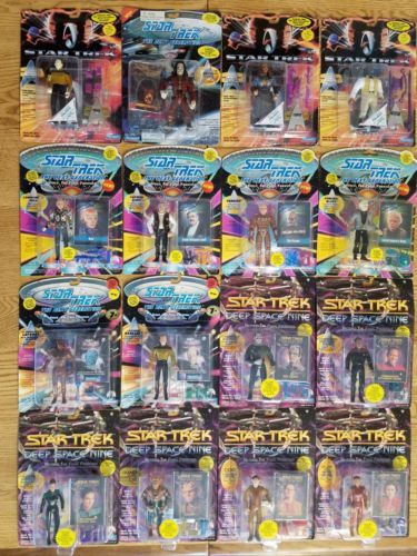 Lot of 16 Star Trek Auction Figures New in Package