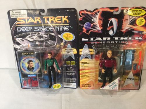 Playmates;Star Trek; Deep Space Nine: LT JADZIA DAX Generation: CAPTAIN PICARD