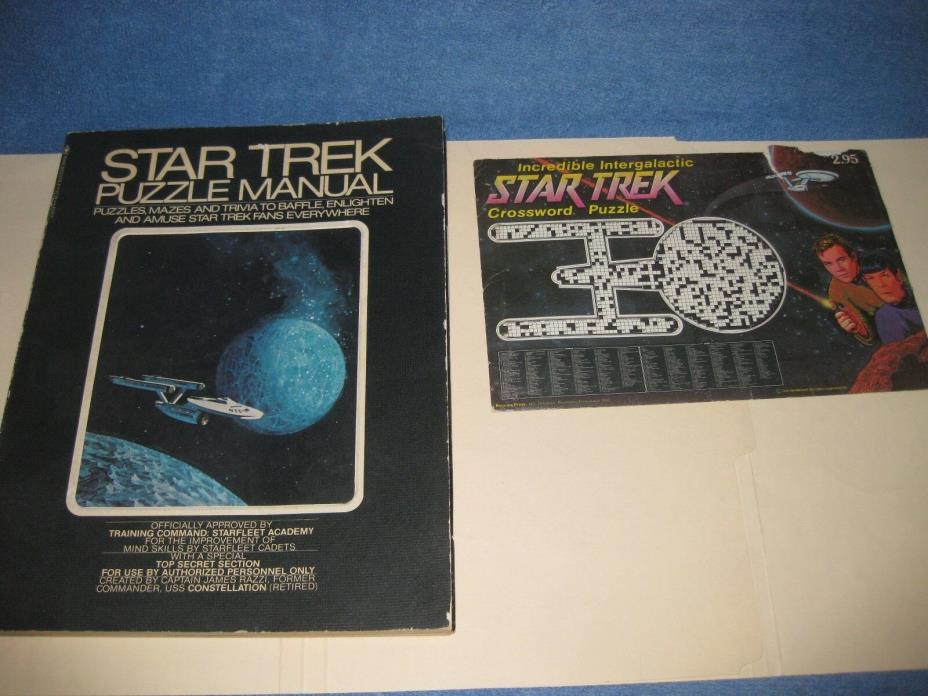 Star Trek - Wrath of Kahn Giveaway, Puzzle Manual, Crossword Puzzle Poster