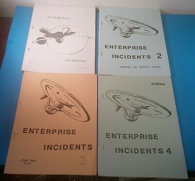 4 Enterprise Incidents Star Trek Fanzine    #1 - #4