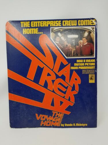 Vintage STAR TREK Pocket Books STORE Cardboard DISPLAY 1986