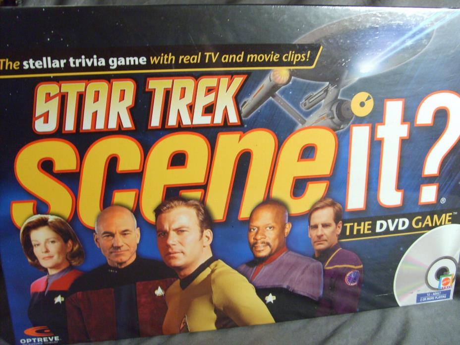 Star Trek Scene It DVD Board Game Sealed Next Generation Deep Space Nine TOS