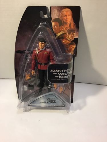 Diamond Select Art Asylum Star Trek Wrath of Khan Captain Spock Figure HTF NIP