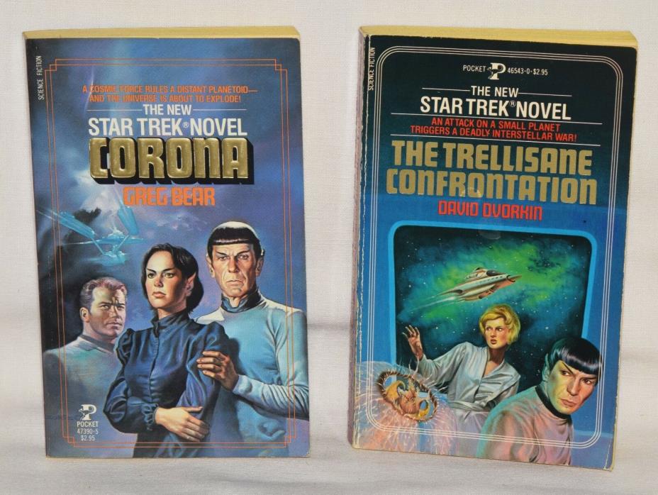 STAR TREK Corona & The Trellisane Confrontation Book Collection Novels