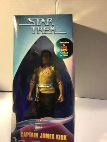 1998 Star Trek Capt. Kirk Doll / Figure K*B Toys Exclusive Limited to 7200 NIP