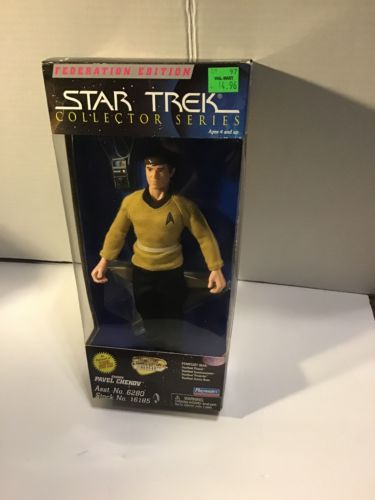 1997 Star Trek Ensign Pavel Chekov Doll/Figure Federation Edition Playmates NIP