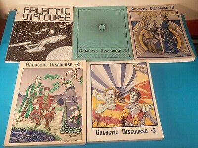 5 Galactic Discourse Star Trek Fanzine Volume 1 - 5 Near Mint