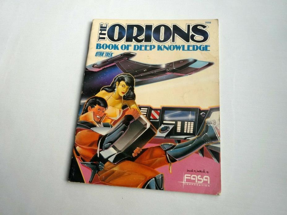 The Orions Book of Deep Knowledge by FASA 1987 Star Trek RPG Supplement
