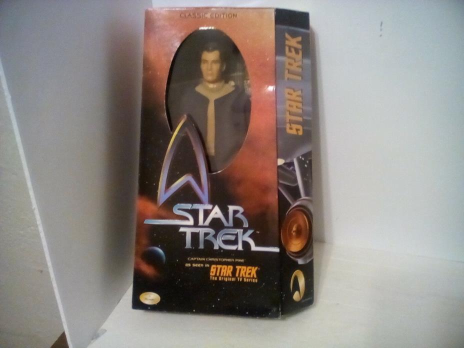 vintage captian christopher pike, classic edition 1999, 12 inch